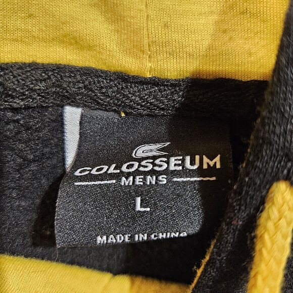 IOWA HAWKEYES  Colosseum Pull Over Hoodie W/ Pocket Men's Large EUC - Picture 4 of 7